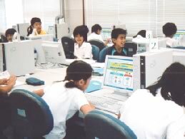 「リサイクル学習サイト」使用した公開研究授業 写真